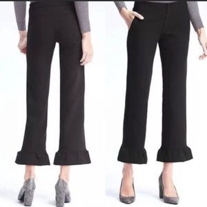 Banana Republic Black Logan Crop pants